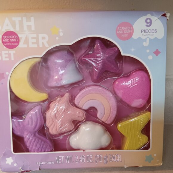 Bath Fizzer Set 9 Piece Set NEW! - Picture 1 of 5